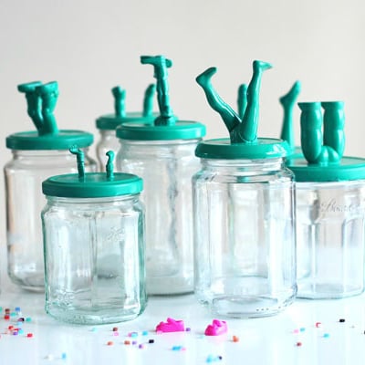 Quick Tip: Make Some Fun (And Leggy) Storage Jars 