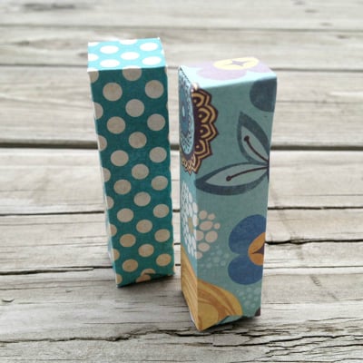 Quick Tip: Make Pretty Lip Balm Packaging Using Spare Card & Paper