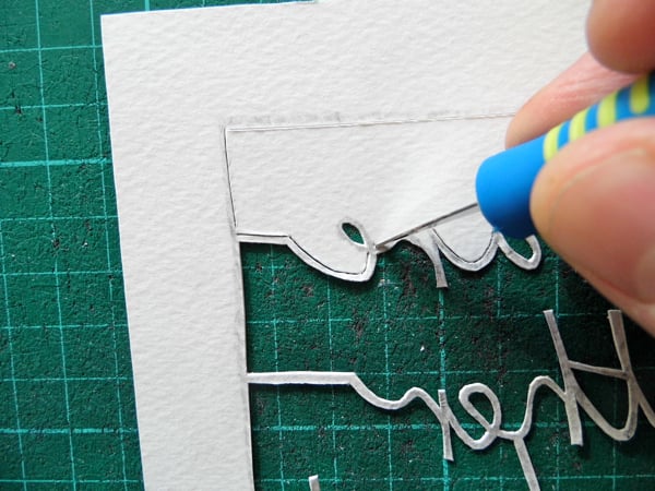 papercutting tricky letters e 11