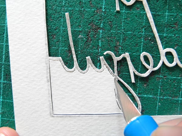 papercutting tricky letters f 4