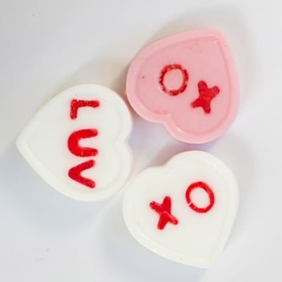 Cómo Hacer Jabones en Forma de Dulce de Corazón con Mensaje