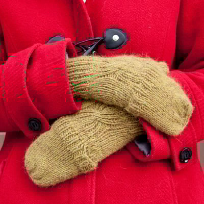 How to Knit Convertible Mittens