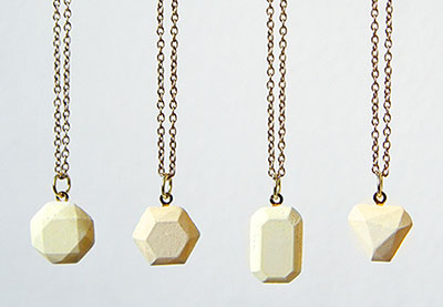 How to Make Dyed Concrete Gemstone Pendants