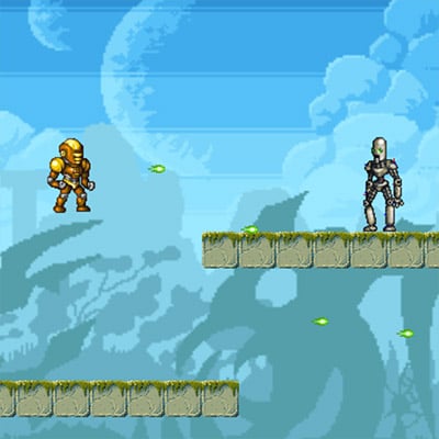 Erstellen Sie ein von Megaman inspiriertes Spiel in Construct 2