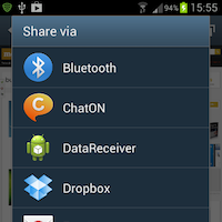 Android SDK: Receiving Data from the Send Intent