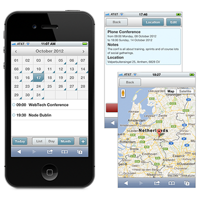 Erstellen eines mobilen Ereigniskalenders mit DHTMLX