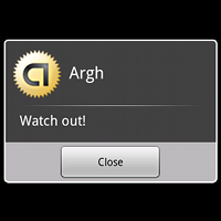 Android SDK: Using Alerts, Toasts and Notifications