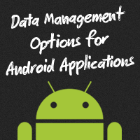 Opciones de gestión de datos para aplicaciones de Android