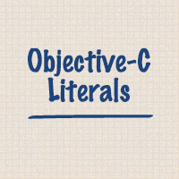 Objective-C Literals
