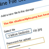Сетевое хранилище файлов на PHP