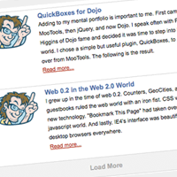 Create  a Twitter-Like "Load More" Widget