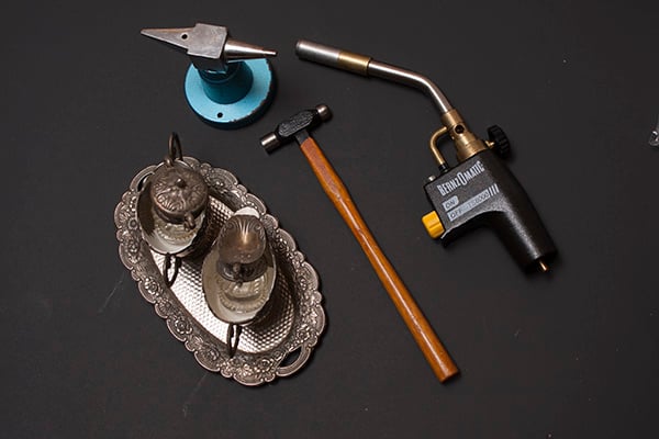 My small smithing tools and a suitable recent thrift store find.