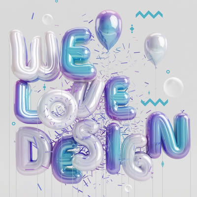 La asombrosa tipografía 3D de Peter Tarka