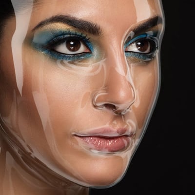 How to Apply a Plastic Mask Effect to a Portrait