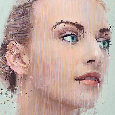 Manipulate a Portrait Photo to Create a Splatter Paint Effect