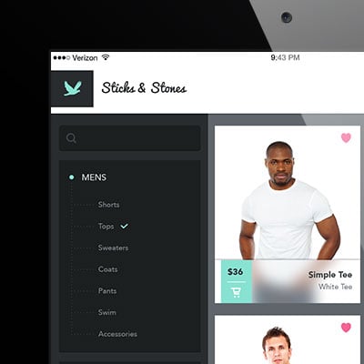 Create a Mobile Shopping App Design in Photoshop