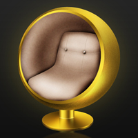 Create an Iconic Retro-Modern Ball Chair in Photoshop