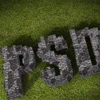 Use Google Sketchup and Photoshop to Create 3D Typography
