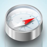 Entwerfen Sie ein detailliertes Kompasssymbol in Photoshop