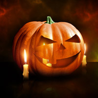 Diseñando un fondo de pantalla de una calabaza estilo Halloween en Photoshop