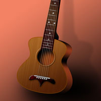 So erstellen Sie eine klassische Gitarre von Grund auf neu In Photoshop