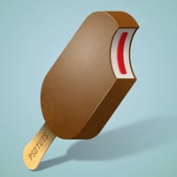 Cómo ilustrar una deliciosa paleta de helado