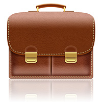 Create a Leather-Textured, Realistic Briefcase Icon
