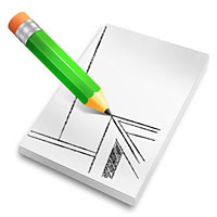 Creating a Set of Digital Painting Icons Part 1 - Sketchbook with Pencil Icon