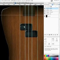 Design a Shiny Bass Guitar Illustration Using Photoshop - Videos