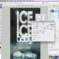 How to Create an Ice-cold Poster with 3D Text Screencast