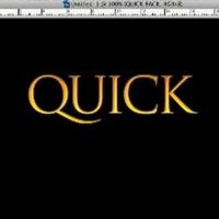 Quick Gold Text in Photoshop - Screencast