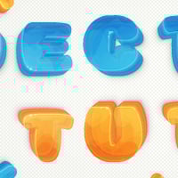 Wie man einen halbdurchsichtigen 3D-Texteffekt in Adobe Illustrator erstellt