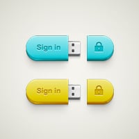 How to Create a Unique USB Sign in Button in Adobe Illustrator