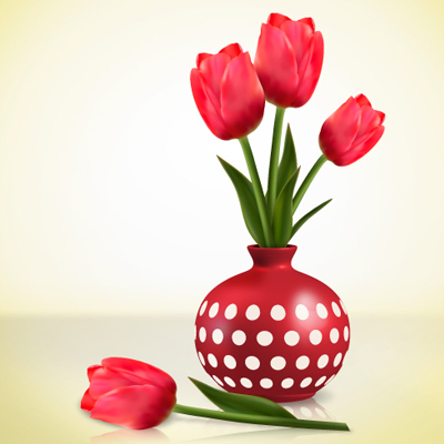 Cómo crear tulipanes detallados con la malla de degradado, sin la herramienta malla en Illustrator