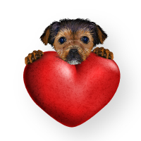 How to Create a Cute Valentine's Puppy with Gradient Mesh