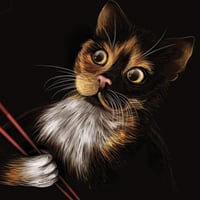 Using a Stock Base to Create a Playful Cat Illustration