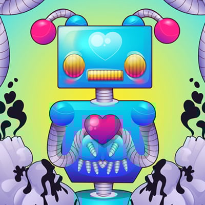 Create a Colorful, Funky Robot With Gradients in Adobe Illustrator