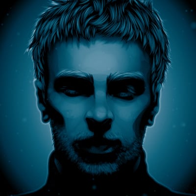 Create a Dramatic Back-Lit Male Portrait in Adobe Illustrator