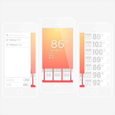 Create a Weather App Design for iOS in Adobe Illustrator