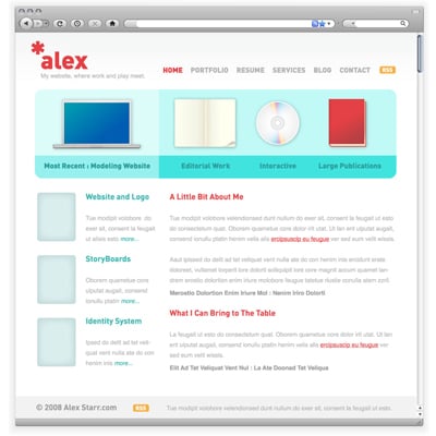 Utiliza Adobe Illustrator para crear un diseño web limpio