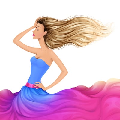 Wie kann man eine farbenreiche Modeillustration in Adobe Illustrator erstellen - Teil 2