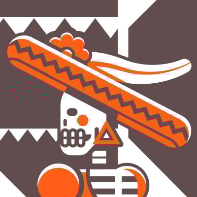 Use Basic Shapes to Create a Complex Catrina Poster in Illustrator