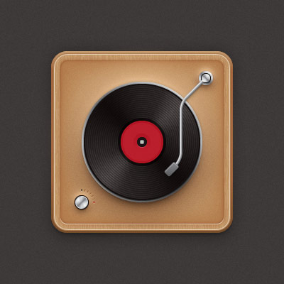 Cómo crear un icono de un tocadiscos en Adobe Illustrator