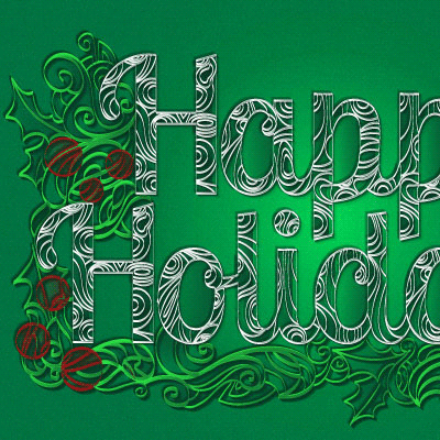 Wie man einen Papierfeder-Urlaubsgruß in Adobe Illustrator erstellen kann