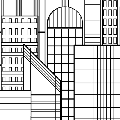 How to Create a Line-Based Cityscape With the Rectangle Tool in Illustrator