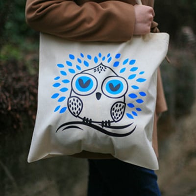 Create a Simple, Owl, Tote Design in Illustrator for Hot Foil Printing