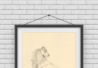 Presenta tu obra de arte en un marco vectorial con Adobe Illustrator