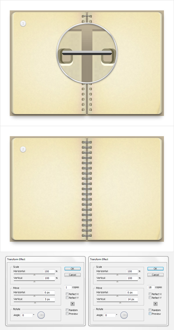 Vintage Notebook Illustration