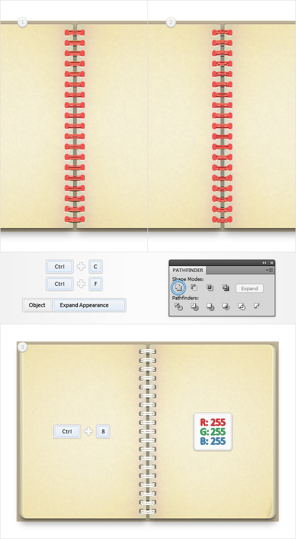 Vintage Notebook Illustration