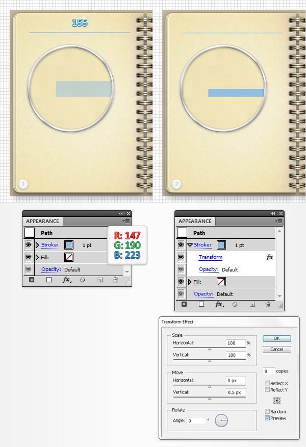 Vintage Notebook Illustration